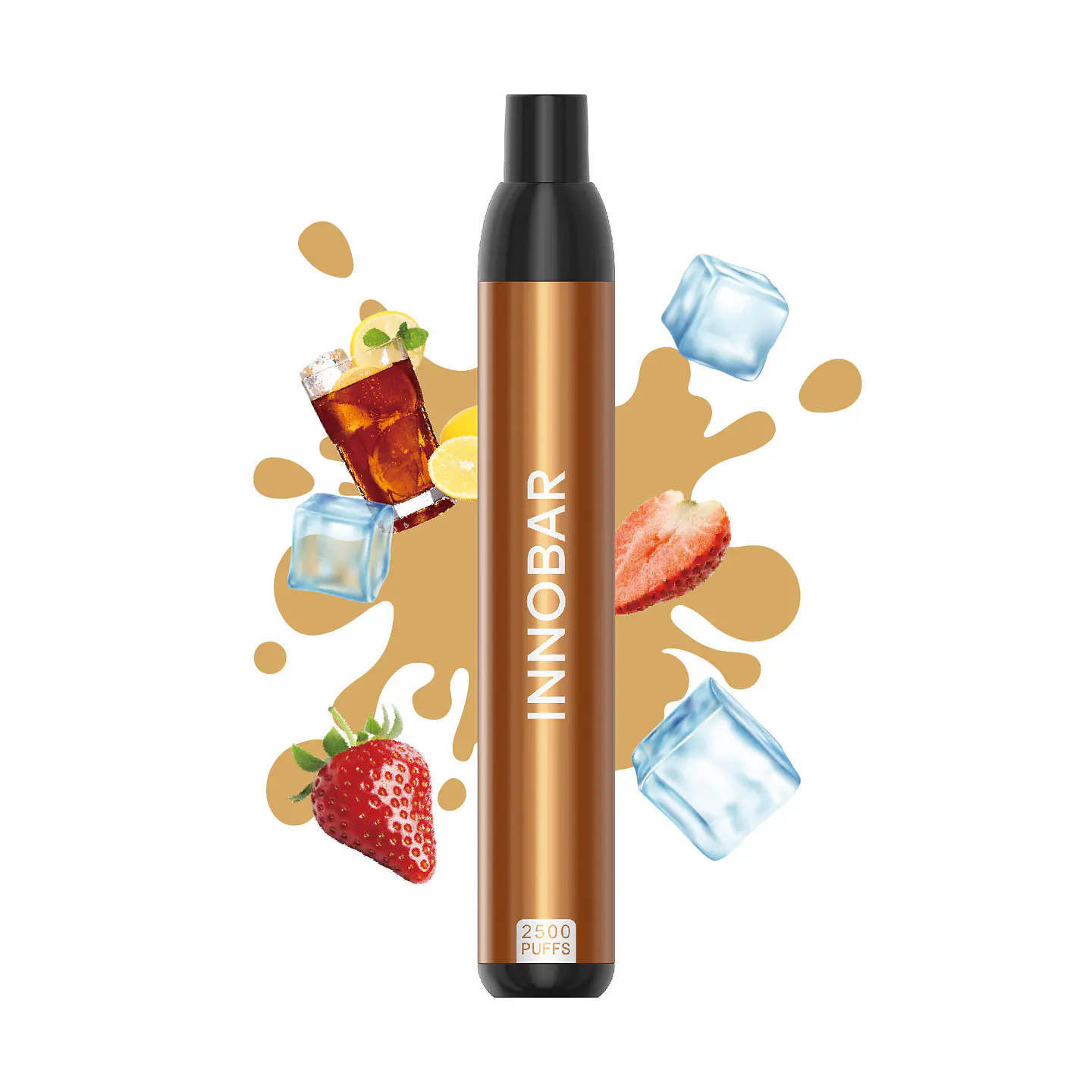 VAPER DESECHABLE STRAWBERRY LEMONADE 2500 PUFFS 5% - INNOBAR 1