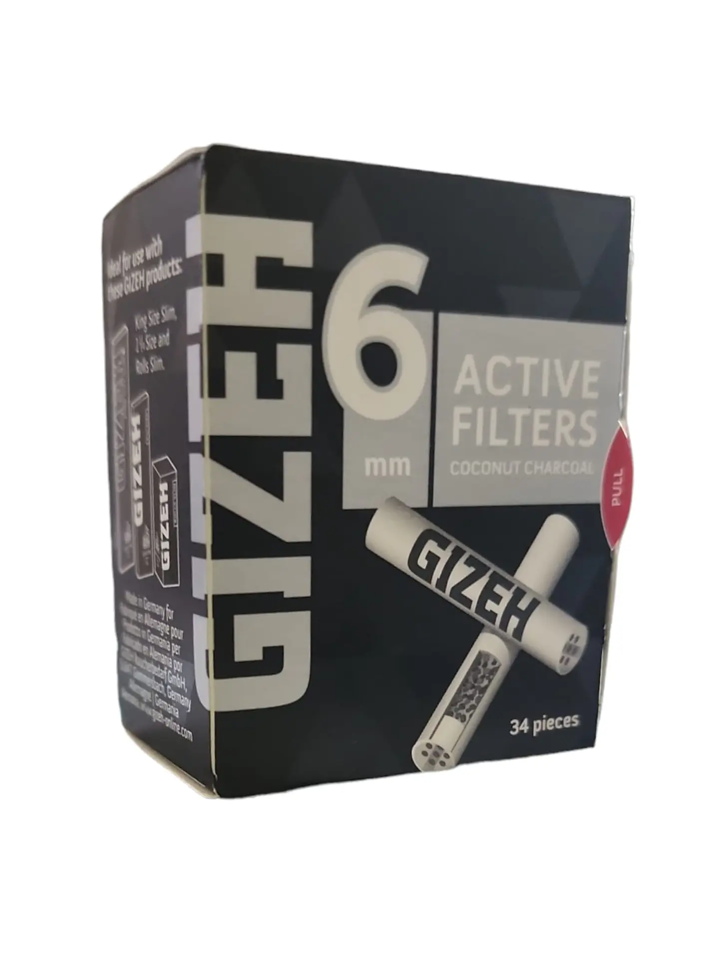 ACTIVE FILTER GIZEH 6 MM 34 FILTROS C/U. FILTROS DE CARBÓN ACTIVO CON CAPAS CERÁMICAS 1