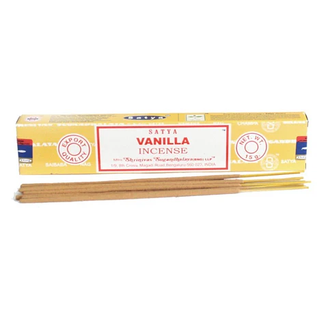 INCIENSO AROMA SWEET VANILLA (15G) - SATYA