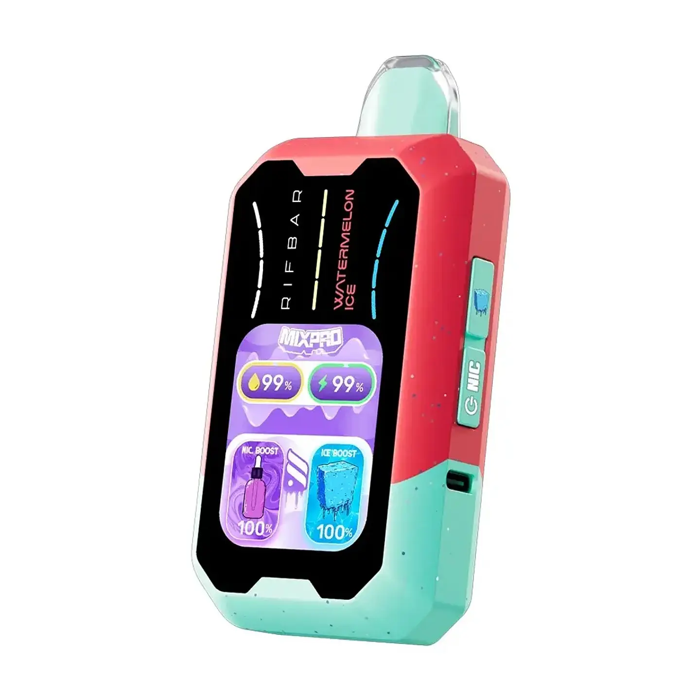 Vaper Desechable Rifbar Mixpro Watermelon Ice 40.000 Puff Ice & Nic Control 2