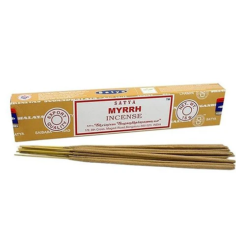 INCIENSO AROMA MIRRH (MIRRA) (15G) - SATYA
