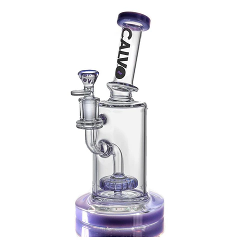 BONG ESENCIAL RIG 22 CM PURPLE - CALVOGLASS