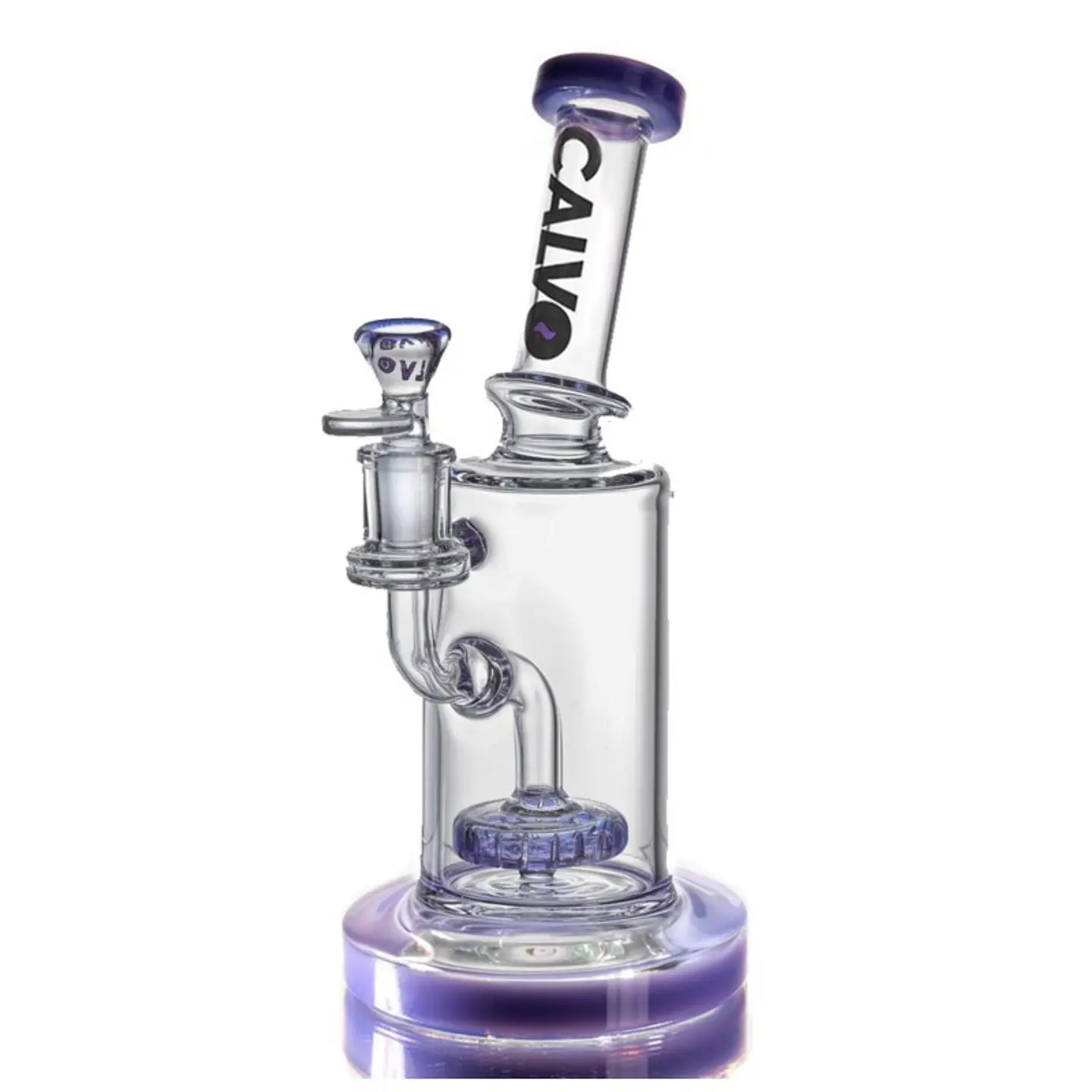 BONG ESENCIAL RIG 22 CM PURPLE - CALVOGLASS 1
