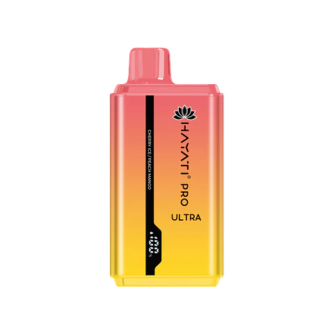 Hayati Pro Ultra 15000puffs Cherry Ice / Peach Mango 2 Sabores
