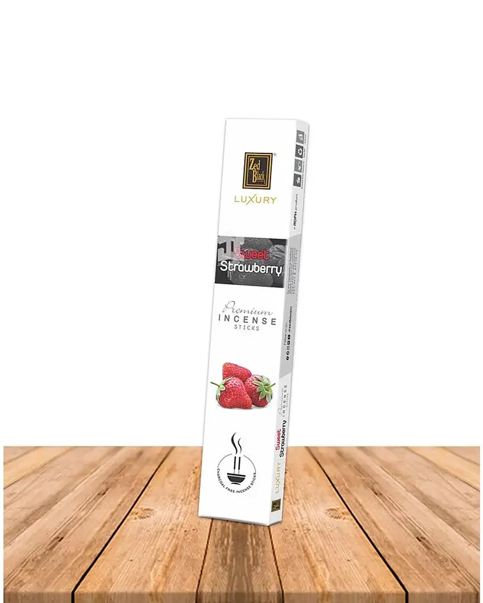 INCIENSO ZED BLACK LUXURY FRUTILLA DULCE 1