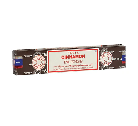 INCIENSO AROMA CINNAMON (CANELA) (15G) - SATYA