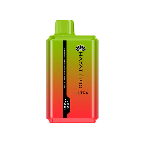 Hayati Pro Ultra 15000puffs Straw Watremelon Bgum / Strawberry Bgum 2 Sabores