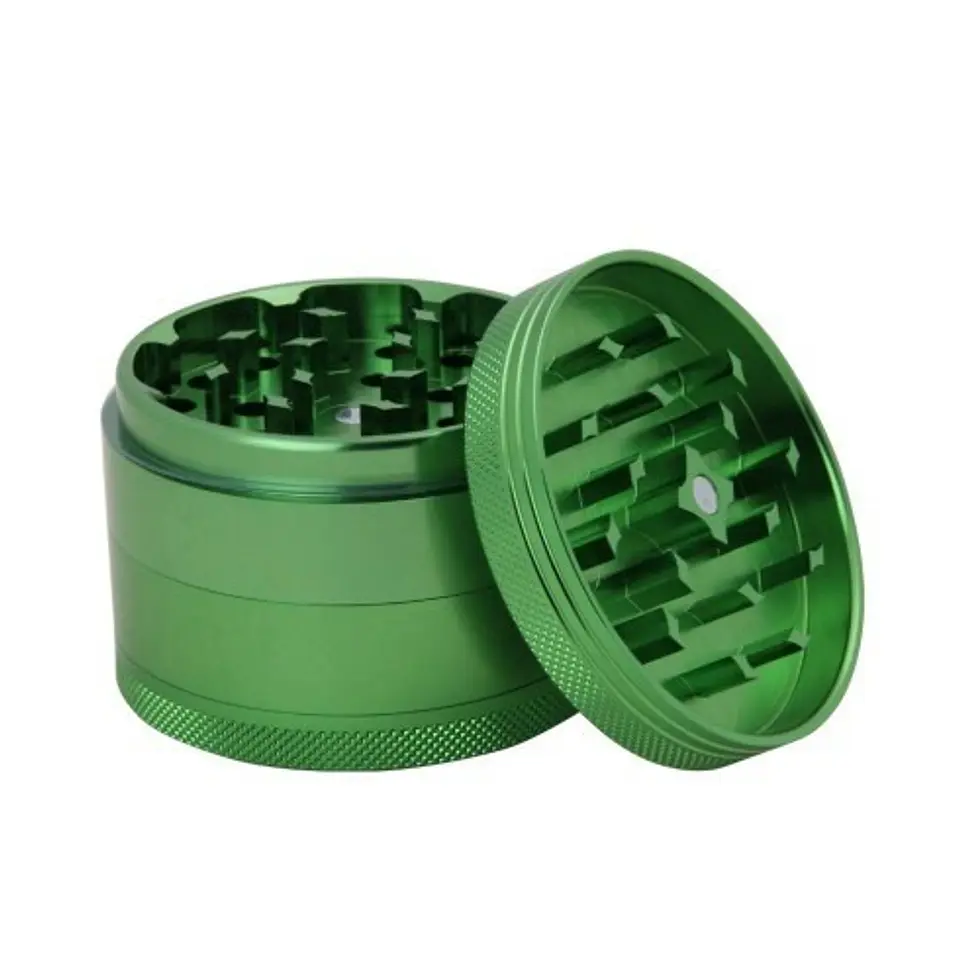 MOLEDOR ALUMINIO 4 PARTES 50MM VERDE BT 1