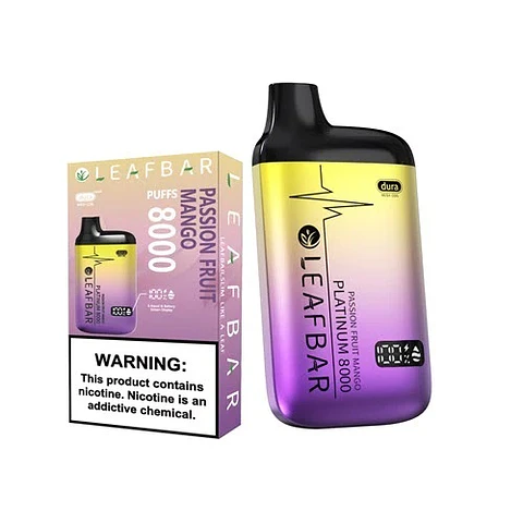 Vaper Desechable Passion Fruit Mango 8000 puffs 5% - Leafbar