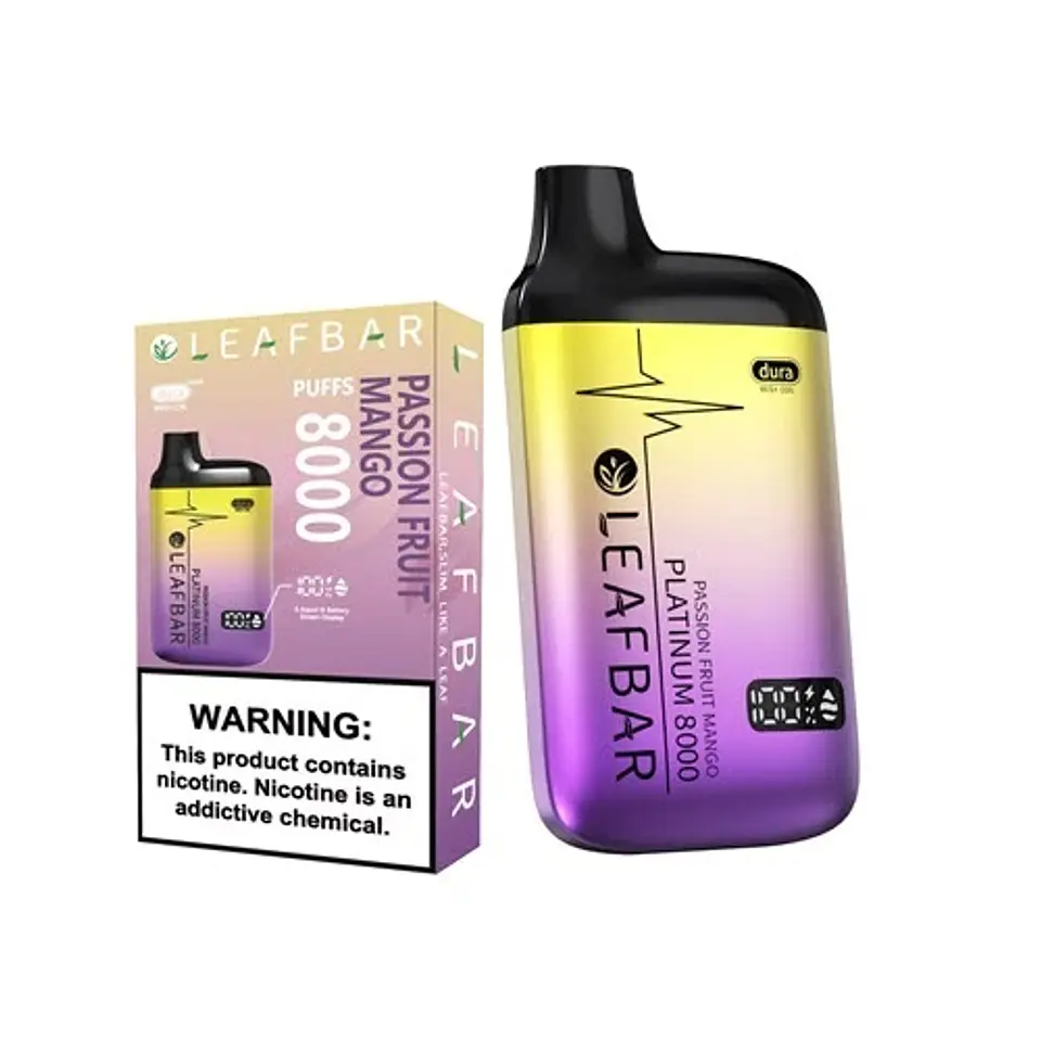 Vaper Desechable Passion Fruit Mango 8000 puffs 5% - Leafbar 1