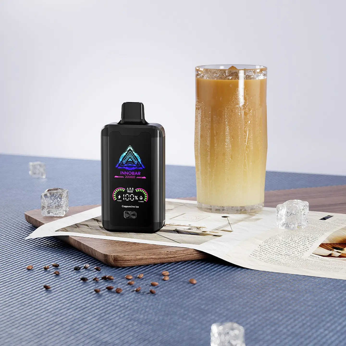 VAPER DESECHABLE CAPUCCINO ICE 20000 PUFFS 5% - INNOBAR 1