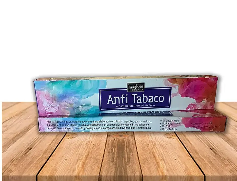 INCIENSO KRISHNA PREMIUM ANTI TABACO 1