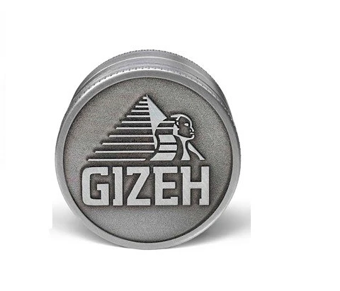 MOLEDOR GRINDER METÁLICO SILVER 4 PARTES 50 MM - GIZEH