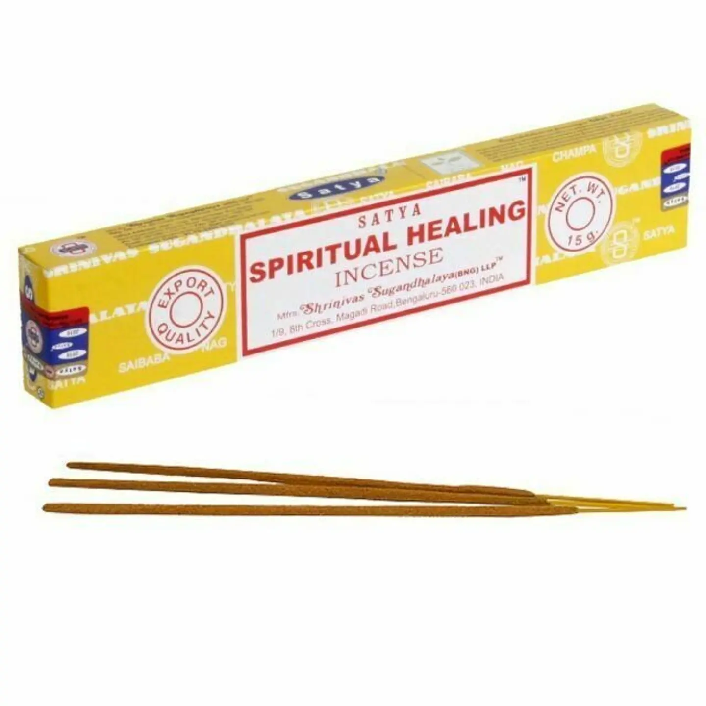 INCIENSO AROMA SPIRITUAL HEALING (SALUD ESPIRITUAL) (15G) - SATYA 1