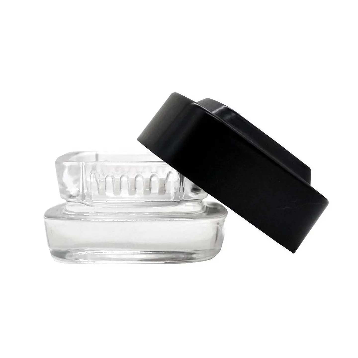 CONTENEDOR EXTRACTOS CLEAR TAPA NEGRA 4ML - BONGLAB 1