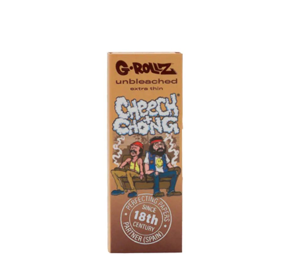 Papelillos G-Rollz Cheech & Chong sin blanquear + tips 2