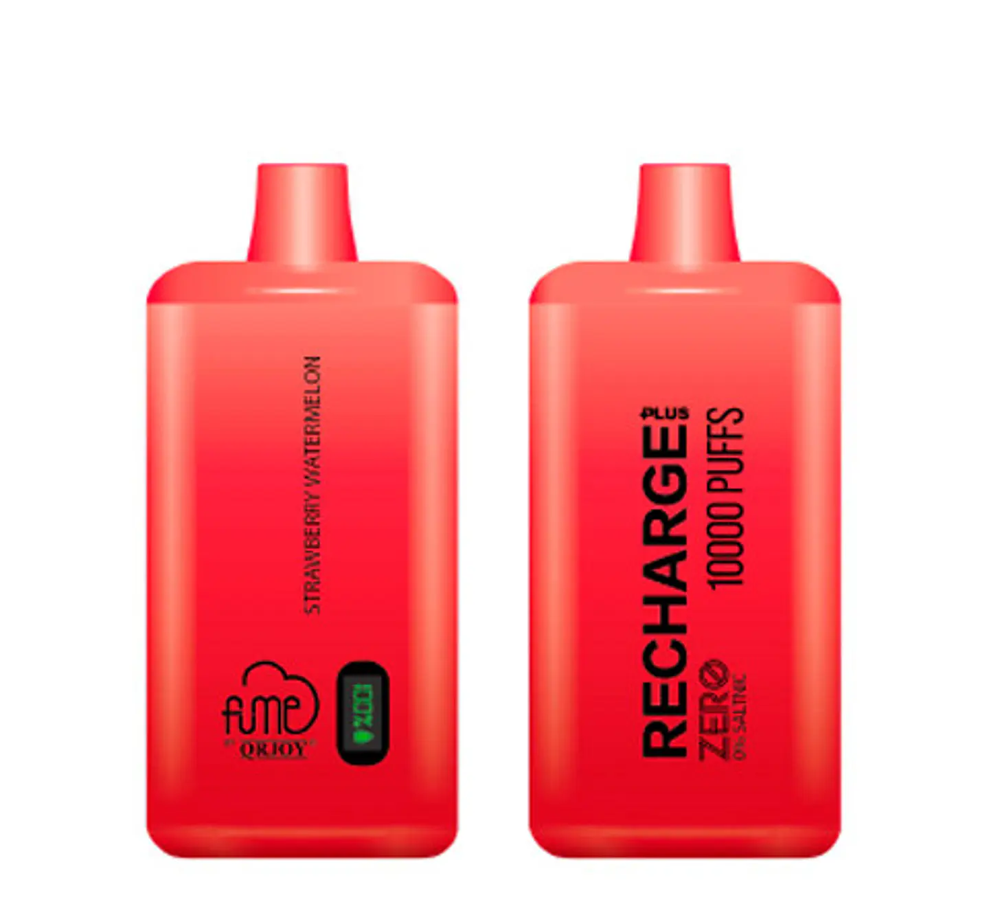 VAPORIZADOR DESECHABLE RECHARGE FUME 10000 PUFF 0% - STRAWBERRY WATERMELON 1