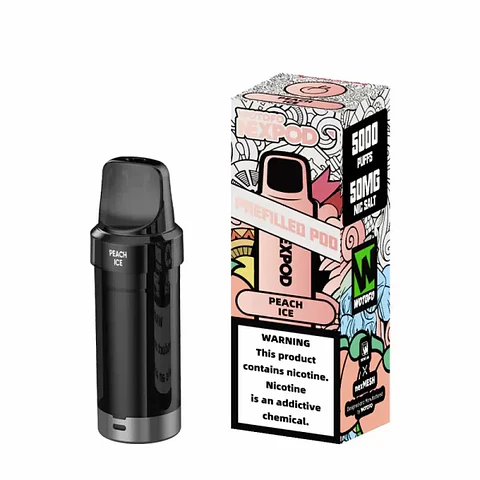 VAPER DESECHABLE PEACH ICE POD (REPUESTO) 5000 PUFFS 4.5% - NEXPOD WOTOFO