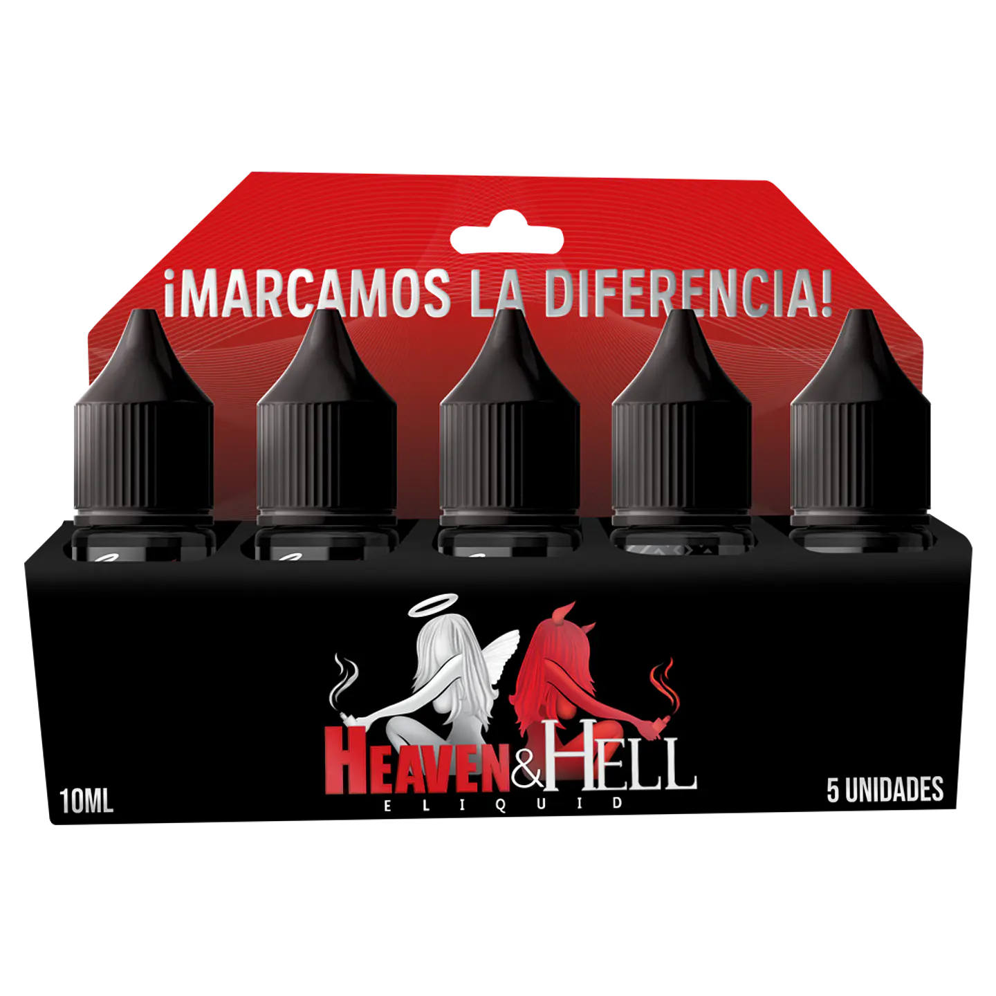Líquido vaporizador Pack Tabaquil 10ml x 5u 6% - Heaven & Hell 1