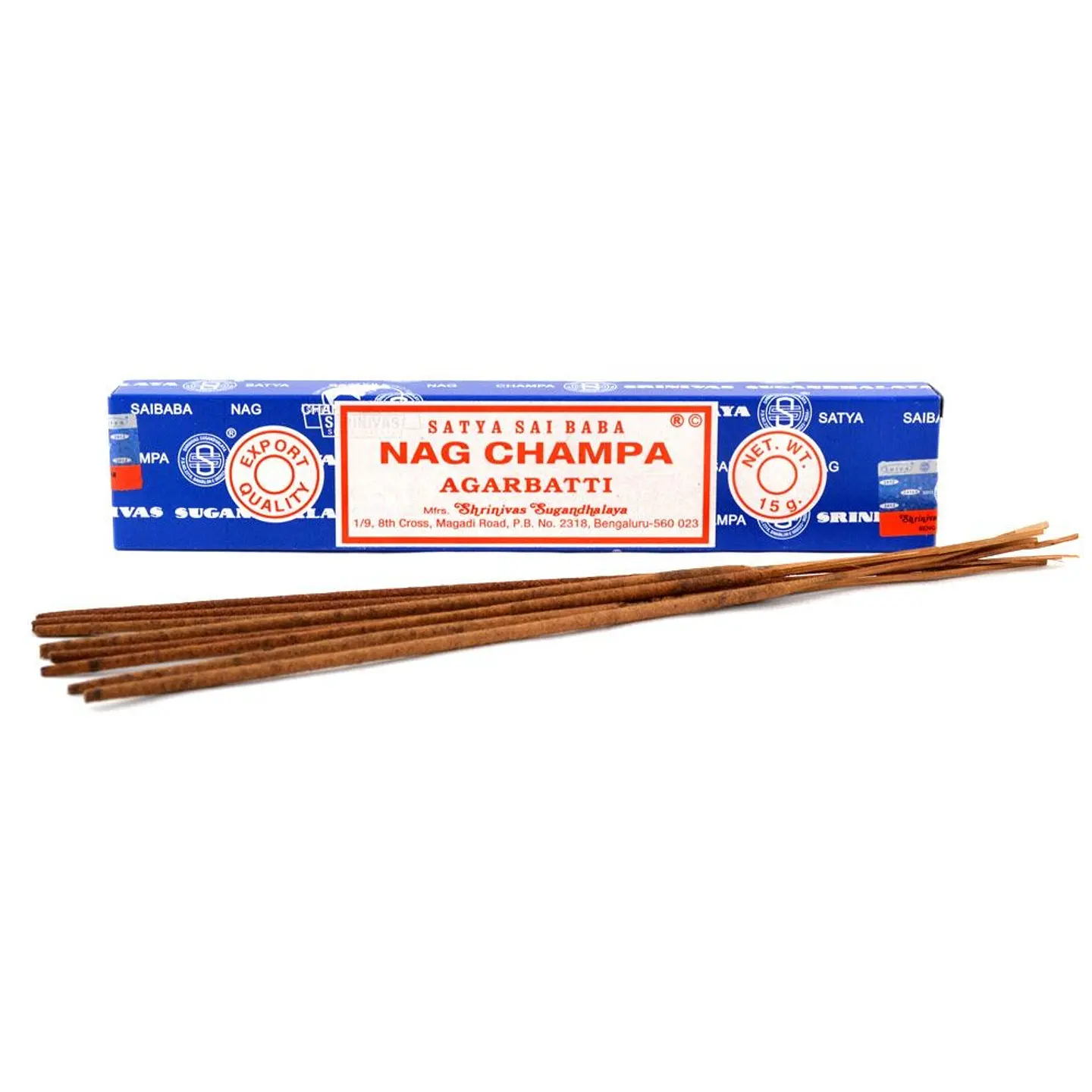 INCIENSO AROMA NAG CHAMPA (15G) - SATYA 1