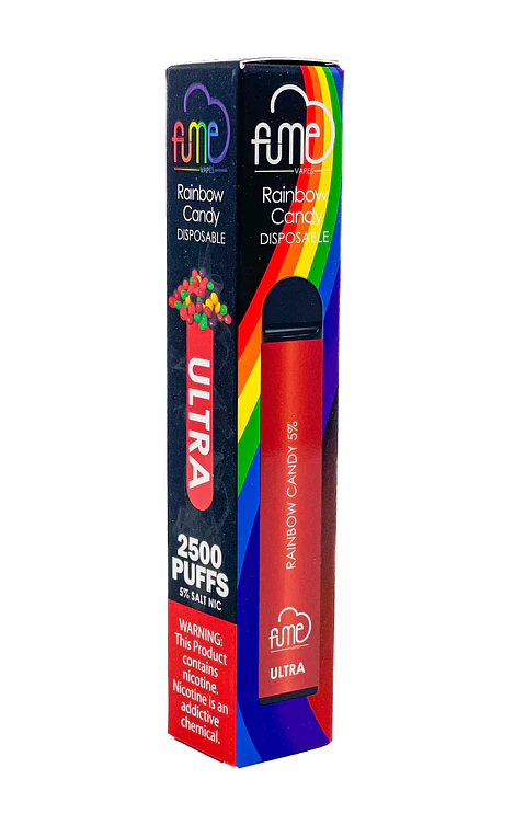 FUME RAINBOW CANDY VAPORIZADOR DESECHABLE 2500 PUFF 5%
