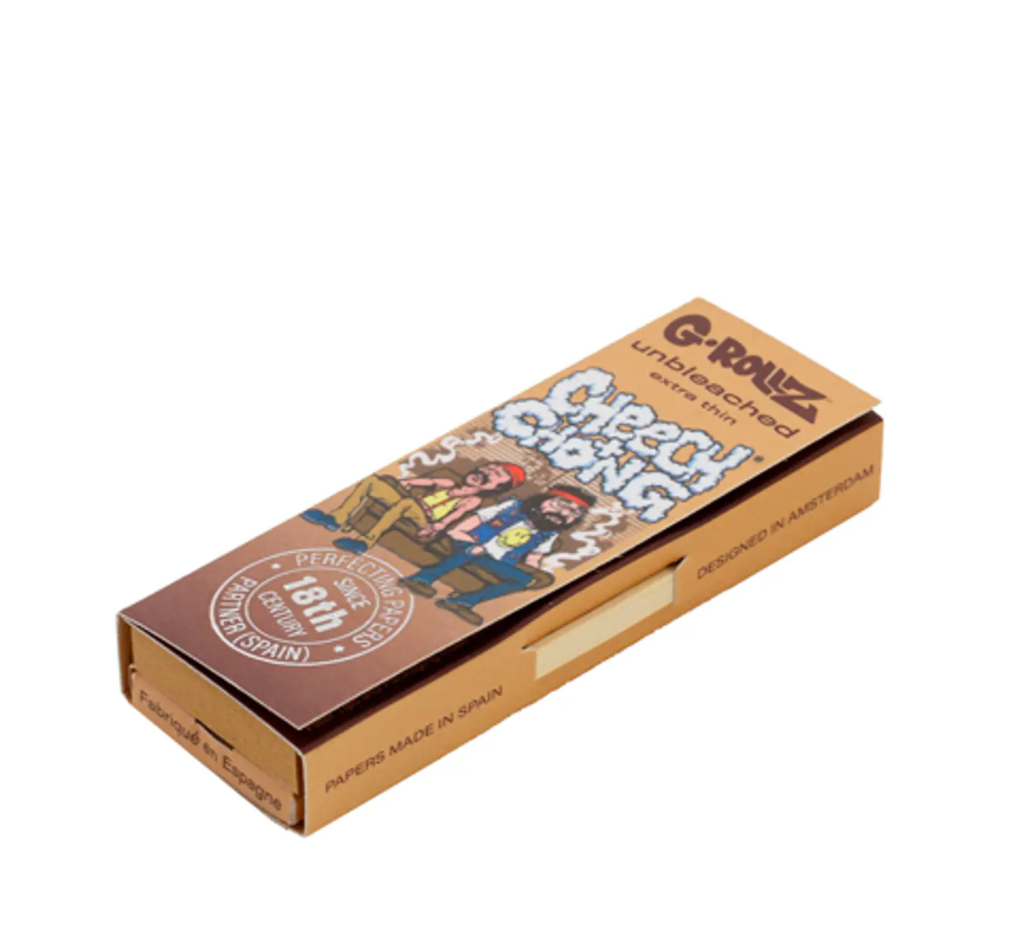 Papelillos G-Rollz Cheech & Chong sin blanquear + tips 3