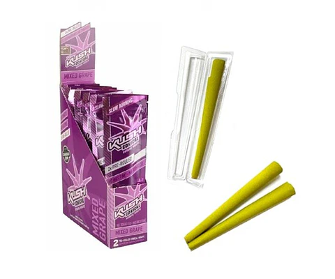 CONOS PRE-ROLADOS KUSH MIXED GRAPE X2