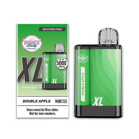 VAPE PENXL DINNER LADY 5000 PUFF DOUBLE APPLE 0% NIC