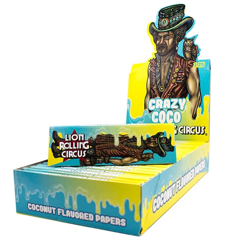 PAPEL FLAVOUR 1 1/4 CRAZY COCO LION ROLLING CIRCUS