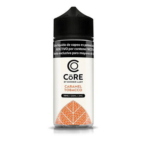 Líquido vaporizador Caramel Tobacco 3mg 120ml - Core by Dinner Lady