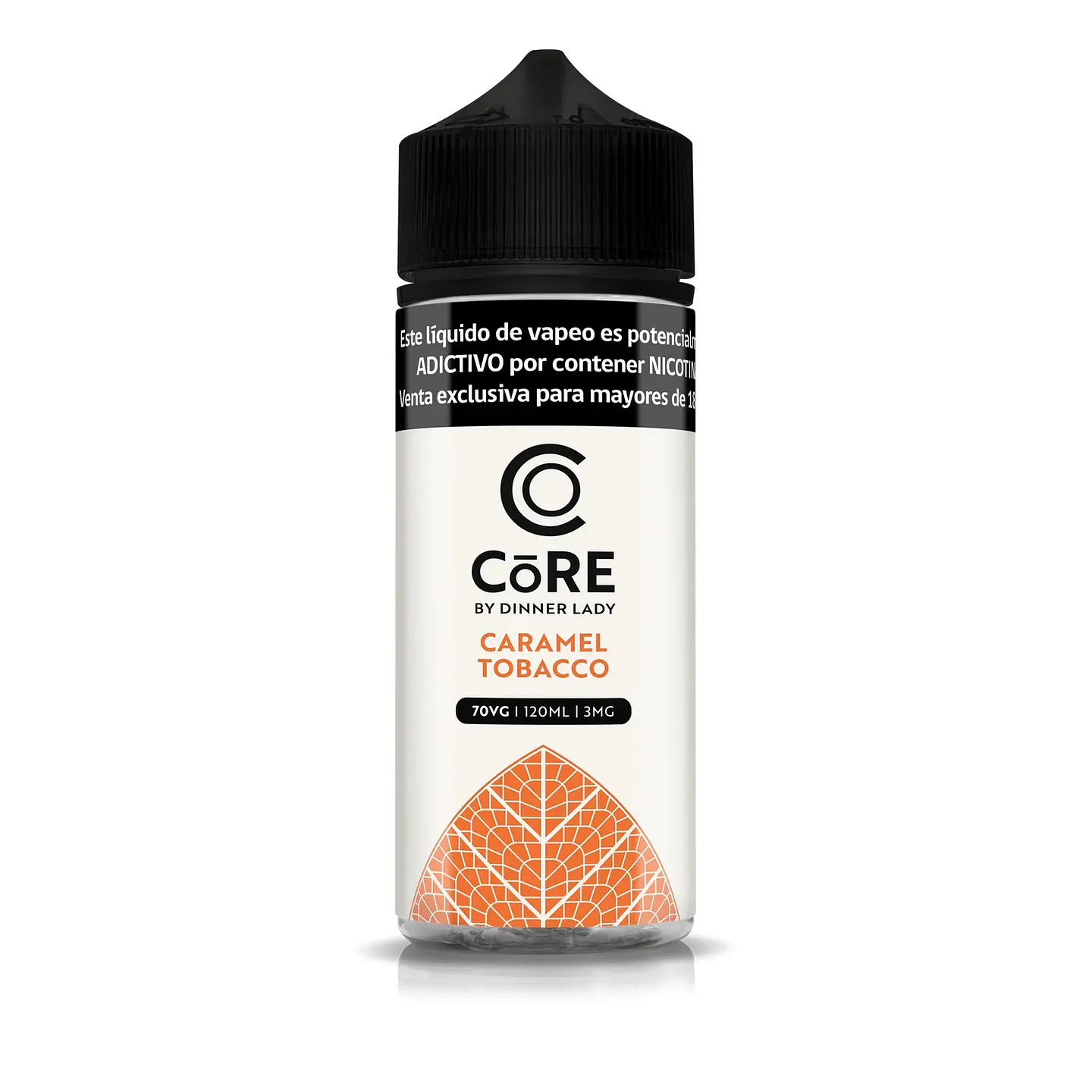 Líquido vaporizador Caramel Tobacco 3mg 120ml - Core by Dinner Lady 1