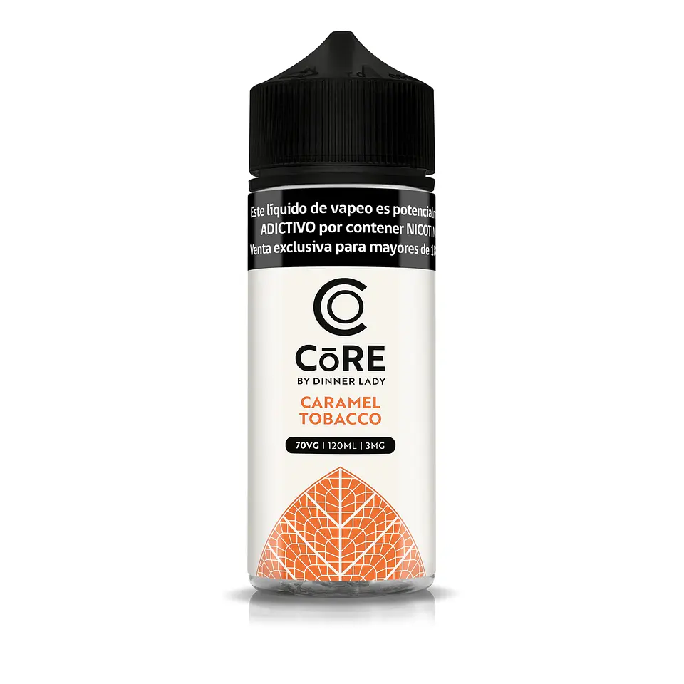 Líquido vaporizador Caramel Tobacco 3mg 120ml - Core by Dinner Lady 1