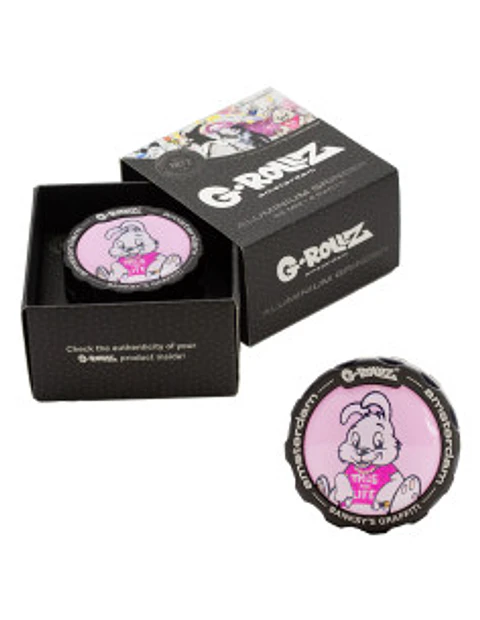 Moledor G-Rollz 4 partes 53 mm Banksy Conejo