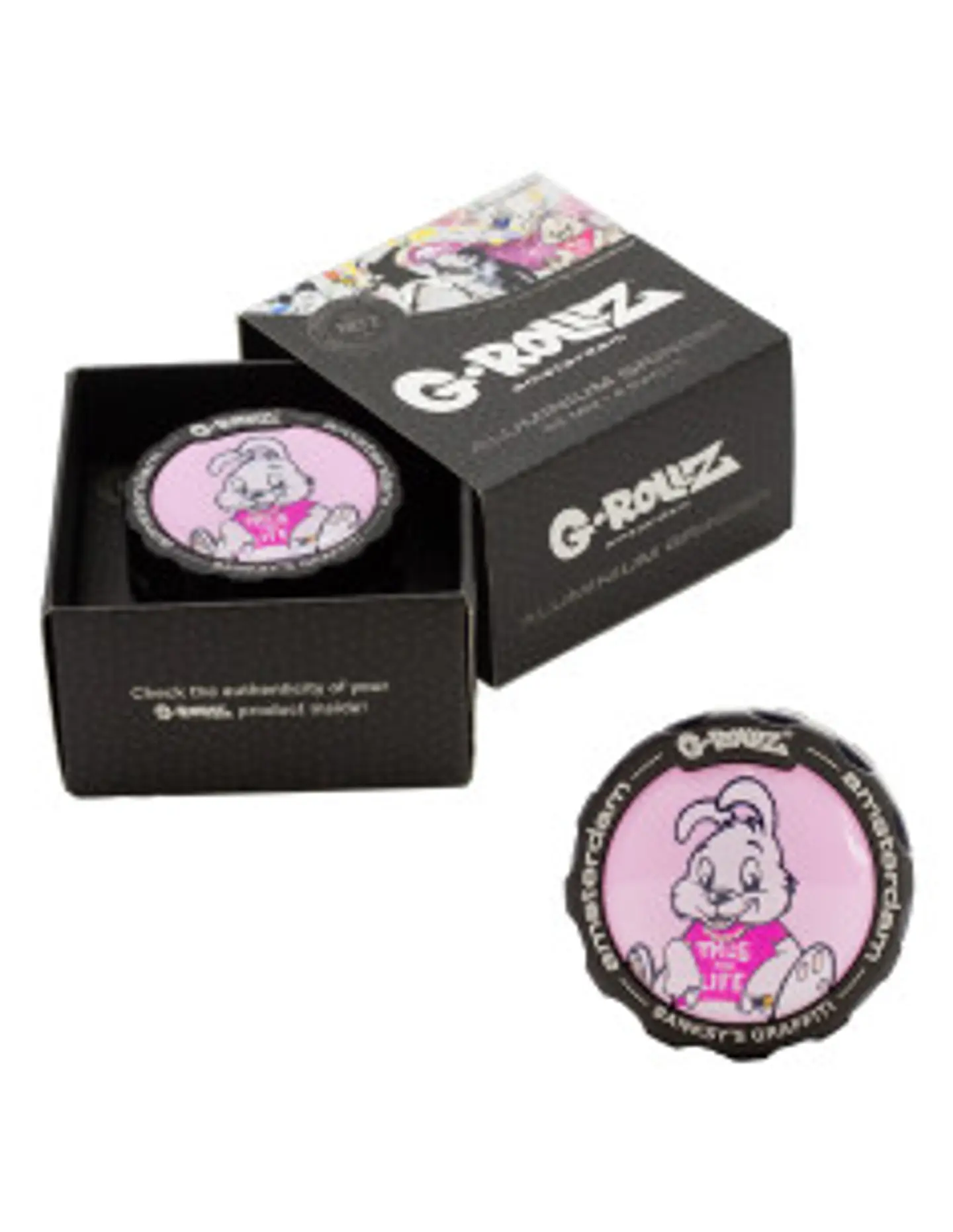 Moledor G-Rollz 4 partes 53 mm Banksy Conejo 1