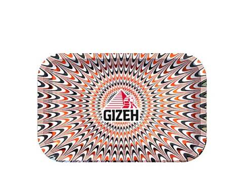BANDEJA GIZEH METALICA MEDIANA TRIPPY BLANCA