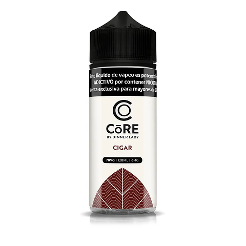 Líquido vaporizador Cigar 6mg 120ml - Core by Dinner Lady