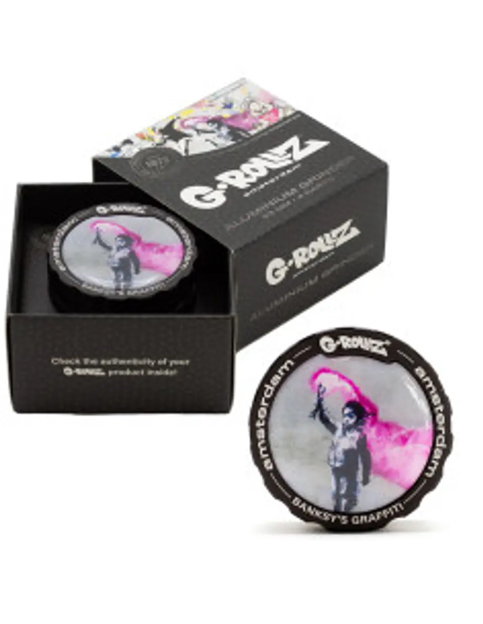 Moledor G-Rollz 4 partes 53 mm Banksy Torch Boy 1