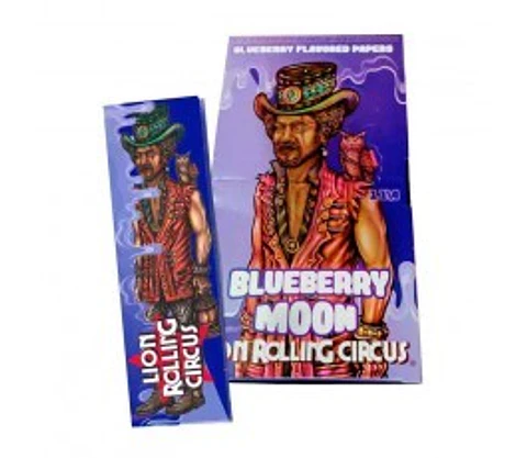 PAPEL FLAVOUR 1 1/4 BLUEBERRY - LION ROLLING CIRCUS