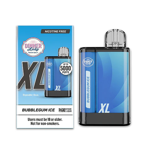 VAPE PENXL DINNER LADY 5000 PUFF BUBBLEGUM ICE 0% NIC
