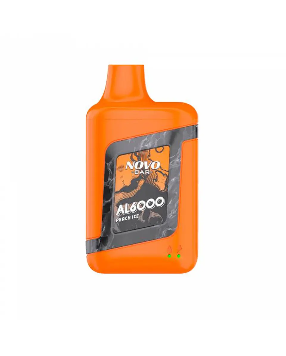 VAPORIZADOR DESECHABLE SMOK NOVOBAR 6000 PUFF 5% - PEACH ICE 1