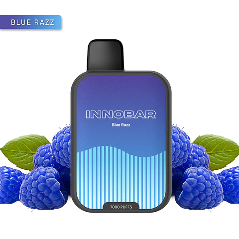 VAPER DESECHABLE BLUE RAZZ 7000 PUFFS 4.5% - INNOBAR