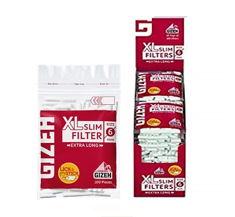 FILTROS GIZEH XL SLIM 100 UNID.