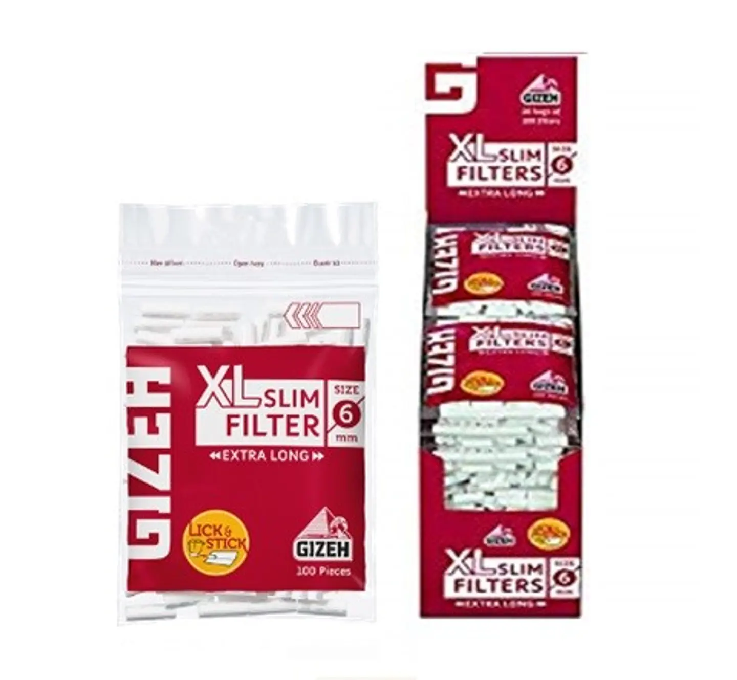 FILTROS GIZEH XL SLIM 100 UNID. 1