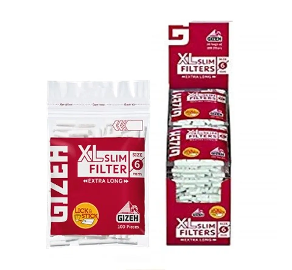 FILTROS GIZEH XL SLIM 100 UNID. 1
