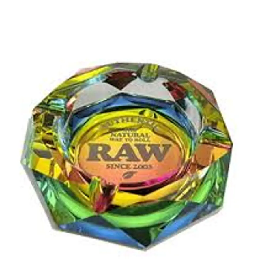 CENICERO RAW DE VIDRIO PRISMA RAINBOW 1