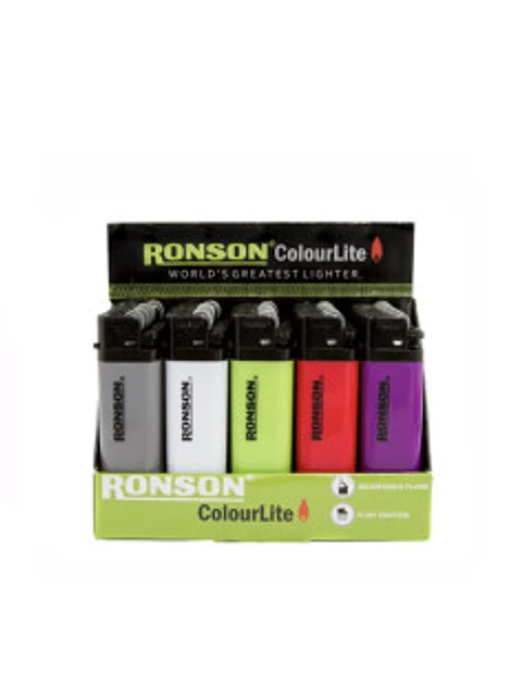 Encendedor Ronson tradicional colores