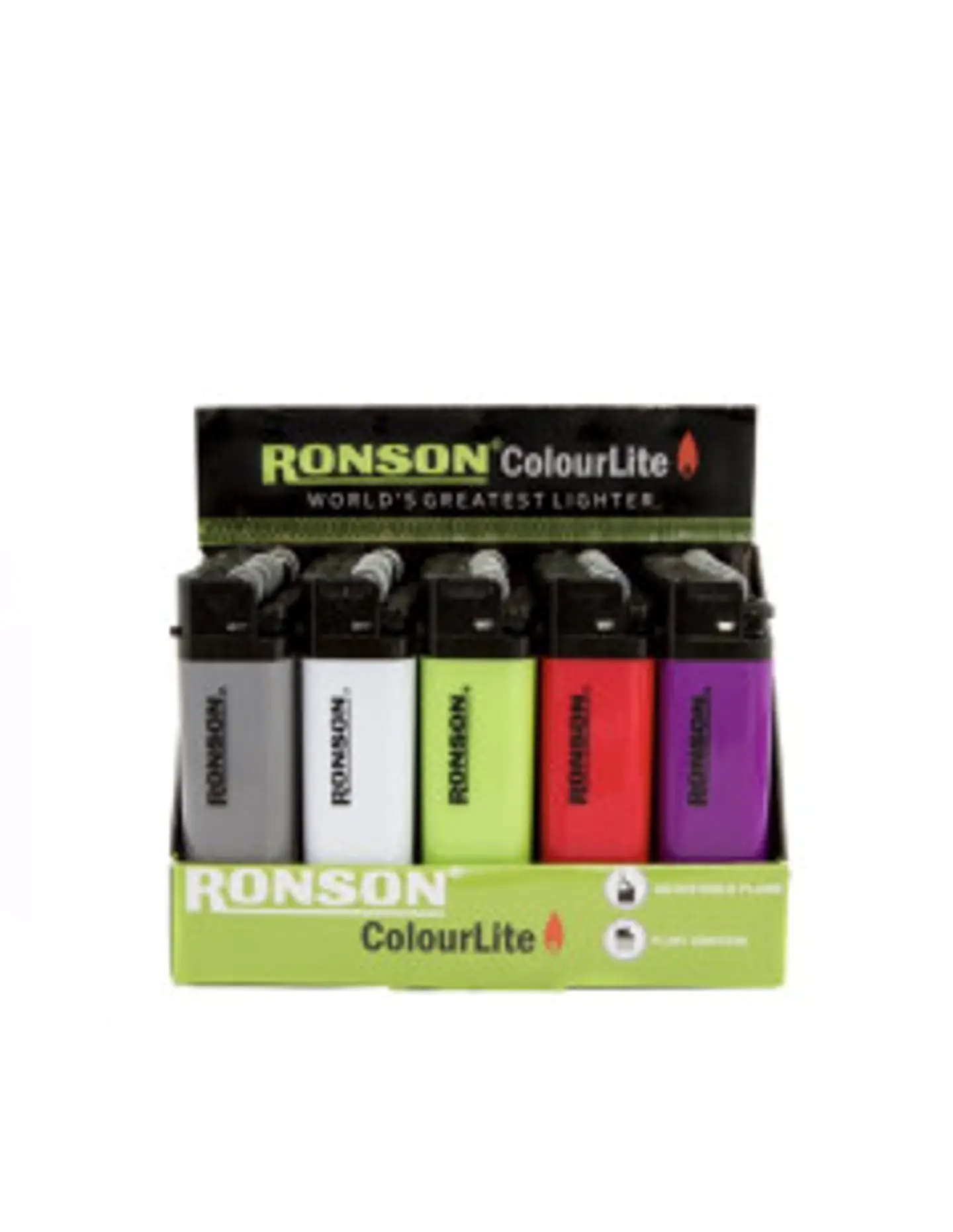 Encendedor Ronson tradicional colores 1