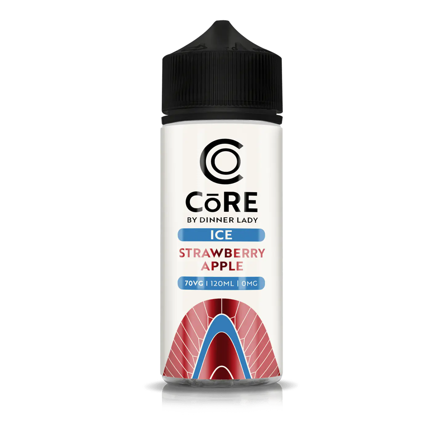 Líquido vaporizador Strawberry Aple 100ml Shortfill 0% - Core Ice by Dinner Lady 1