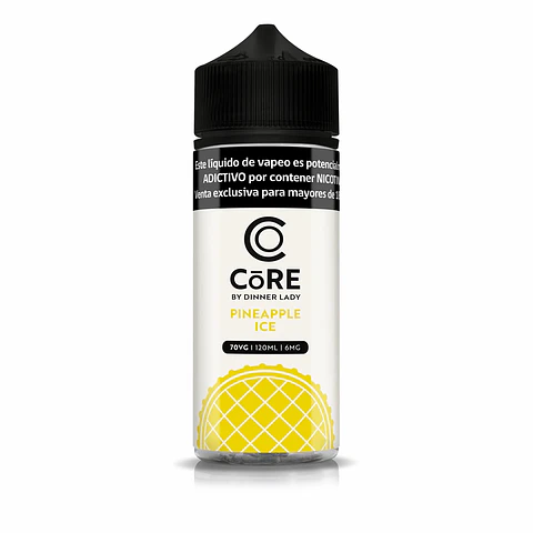 Líquido vaporizador Pineapple Ice 6mg 120ml - Core by Dinner Lady