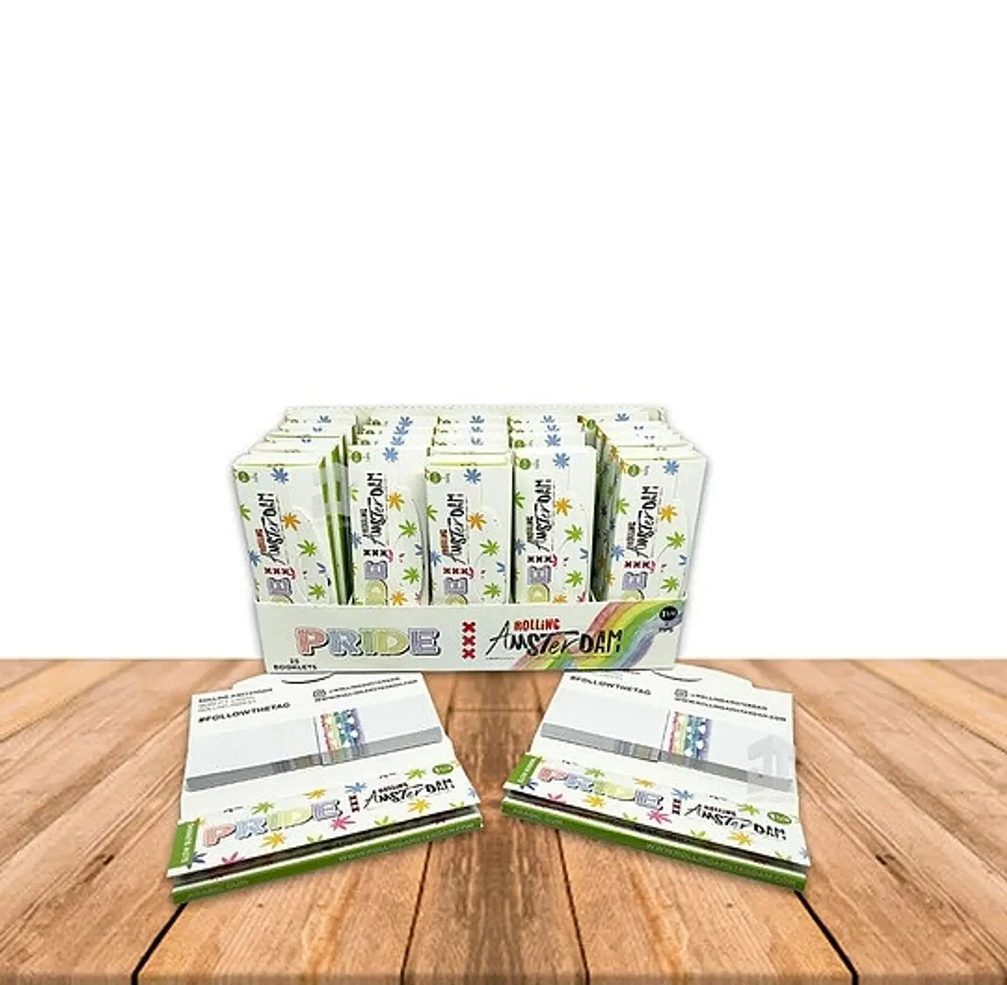 PAPEL ROLLING AMSTERDAM PRIDE + TIPS 1 1/4 (EXTRA FINO) 1